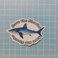 F サメ　　シャーク　Shark　防水ステッカー　ステッカー　シール