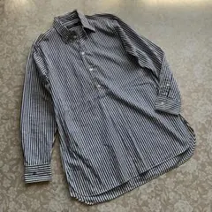 ポロラルフローレン　袖口刺繍　ハーフボタンプルオーバーチュニックシャツS 黒×白