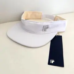 【新品】Roche ローチェ　ホワイト　サンバイザー