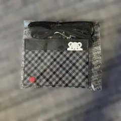 レア‼️ファミリア ネームホルダー 黒チェック