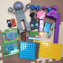 アンパンマン　ブロックラボ　だだんんだん　バイキンマン　ドキンちゃん　知育玩具