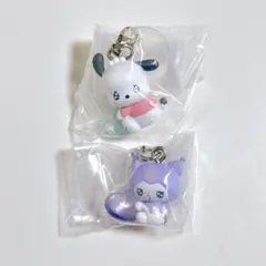 サンリオ　キャラクター　めじるしアクセサリー　クロミ&ポチャッコ2点セット