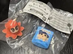 クレヨンしんちゃん　おべんとうマスコット しんちゃん＆かざまくん