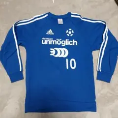adidas　トレーナー　160　青