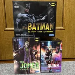 DC ACT/CUT バットマン　ジョーカー　ハーレクイン　フィギュア3点セット