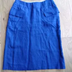 パラスパレス　タイトスカート　ブルー
