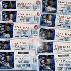 2017年５月チケット半券ファイターズ札幌ドーム10枚のサムネイル