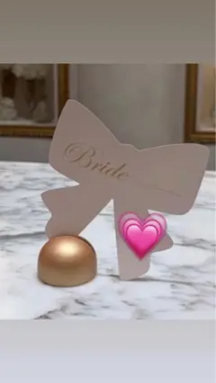 テーブルナンバースタンド　結婚式　ペーパーアイテム