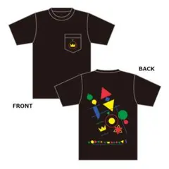 逹瑯　胸ポケ付きゆるT ロゴ積み木（Tシャツ）