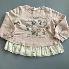 アンパンマン トレーナー ピンク フリル付き