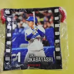 野球ガチャ　中日ドラゴンズ2025　岡林　きんちゃく