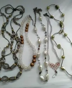 ビーズネックレスセット