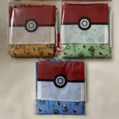 ポケモンエコバッグ収納ポケット付き！ ３種