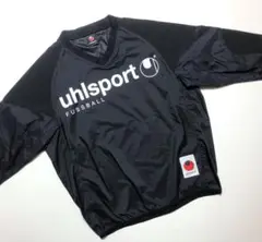 uhlsport　ウールシュポルト　ピステ　ナイロンジャケット　両面ロゴプリント