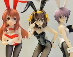 涼宮ハルヒの憂鬱 BiCute Bunnies Figur 3体セット