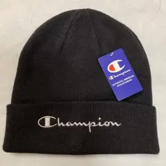 チャンピオン暖か二枚重ねニット帽　メンズ　新品タグ付き