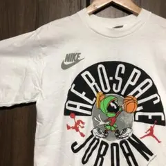 90s USA製 SPACE JAM NIKE  JORDAN Tシャツ L 白