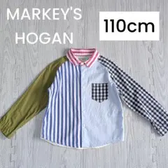 MARKEY'S HOGAN クレイジーパターン 長袖シャツ 110cm