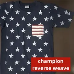 【美品】Champion Reverse Weave Tシャツ Lサイズ 星柄