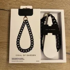未使用IDEAL OF SWEDEN ブラック チェーンウィストストラップ