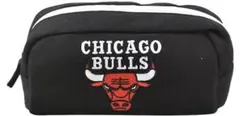 NBA バスケットボール　シカゴ　ブルズ　ペンケース　ペンポーチ　ブラック