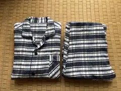 しまむら　パジャマ　フランネル　メンズ　ファイバーヒート　綿100% L LL