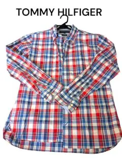 TOMMY HILFIGER チェック 柄長袖シャツ
