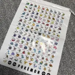 スリーコインズ　3COINS ポケモン ビニール巾着　1枚