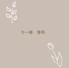 ちー様　専用ページ