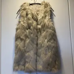 【韓国購入】ライトベージュ ファーベスト