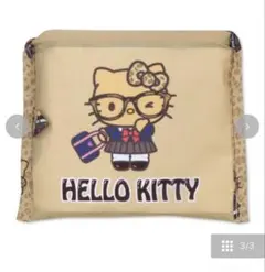 新品タグ付きHello Kitty エコバッグ ベージュ