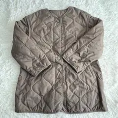 ⭐️GU ⭐️ジーユー　ベージュ キルティングジャケット L