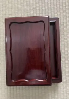 未使用品 屋久杉 文箱 筆箱 ペンケース 銘木 万年筆 樹齢7000年 文具