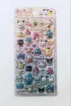 新品・正規品　サンリオキャラクターズ　うるちゅるポップシール