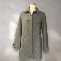 【ミッシェルクラン】ウールコート グレージュ(38)フード無し