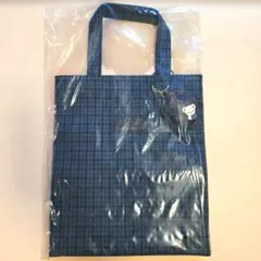 familiar ファミリア 青系チェック縦型トート 大 完売品 新品タグ付きのサムネイル