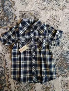 DIESEL チェック柄 半袖シャツ　子供服　100-110　服　トップス