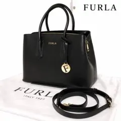 極美品 FURLA フルラ レザー 2way ショルダーバッグ ハンドバッグのサムネイル
