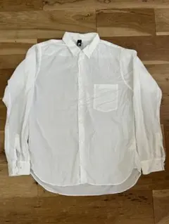 BLACK COMME des GARCONS ポリエステルシャツ ホワイト Lのサムネイル