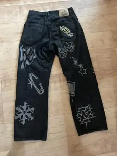 XLARGE グラフィティ デニムパンツ ブラックのサムネイル