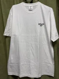 新品未使用　WUP What's up? Tシャツ　XL 白　半袖　ワッツアップ