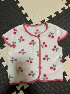 ベビーパジャマ さくらんぼ柄 90cm