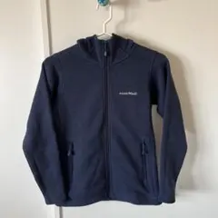 モンベルmontbellクリマプラスニットパーカ Women's XS ネイビー