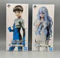一番くじ エヴァンゲリオン C賞 碇シンジ E賞 綾波レイ ２個セット