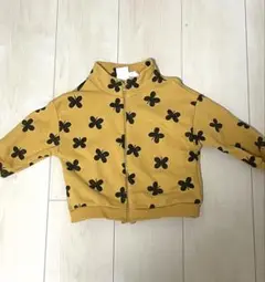 ZARA クローバー柄 ジップアップアウター 12-18ヶ月