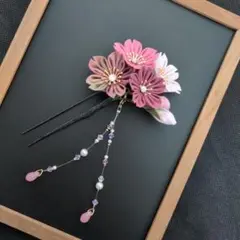つまみ細工　髪飾り　No.36