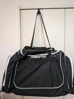 マクロン 約86LT スポーツバッグ シューズ袋付き ブラックxホワイト