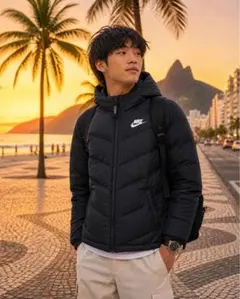 ✨極美品✨NIKE ダウンジャケット150 黒
