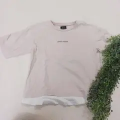 petit main オーガニックコットンピンク Tシャツ 130サイズ