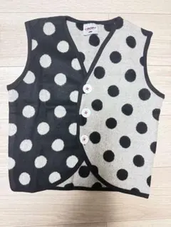 codycoby 　コーディコービー　ドット柄ベスト　Ｌサイズ　新品未使用